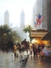 G Harvey - New York New York By G. Harvey Giclee On Canvas  Artist Proof