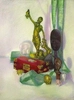 Brenda Joysmith - Still Life With Brass Hunter Seriagraph