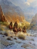 G Harvey - Trailing The Canyon Light By G. Harvey Giclee On Canvas  Artist Proof