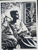 William Tolliver - Etching Contemplation Artist Signed