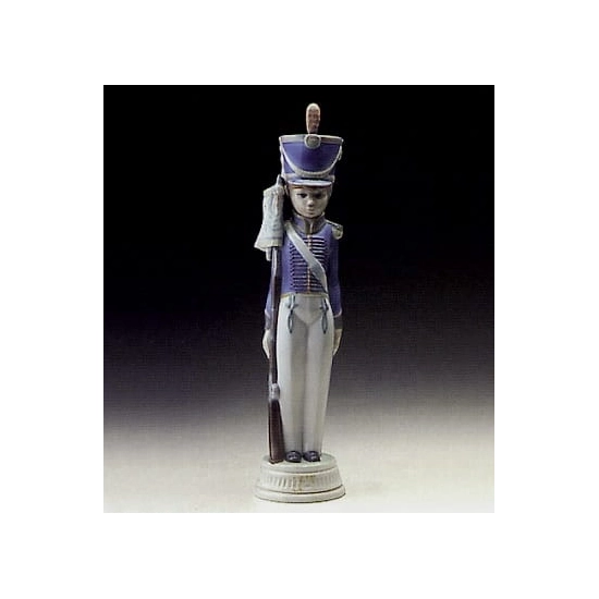 Lladro - Soldier with Flag