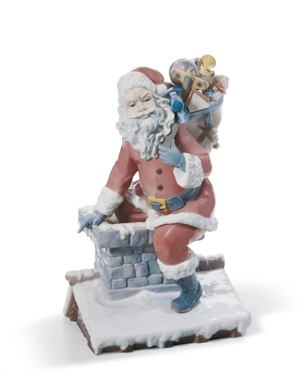 Lladro-Down The Chimney