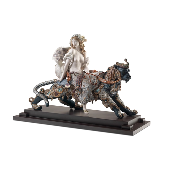 Lladro - Bacchante on A Panther