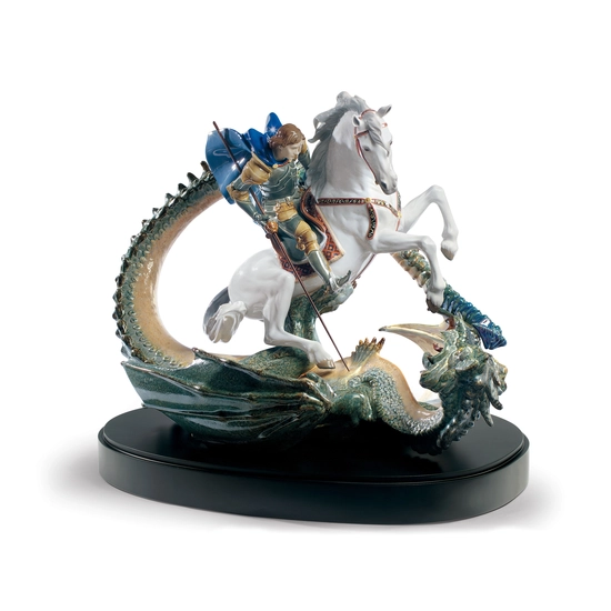 Lladro - Saint George and The Dragon