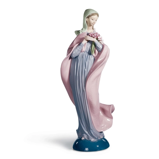 Lladro - Our Lady with Flowers