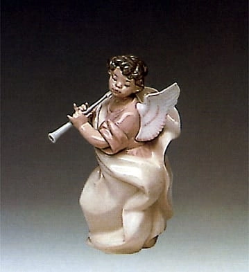 Lladro-Angel w/Clarinet