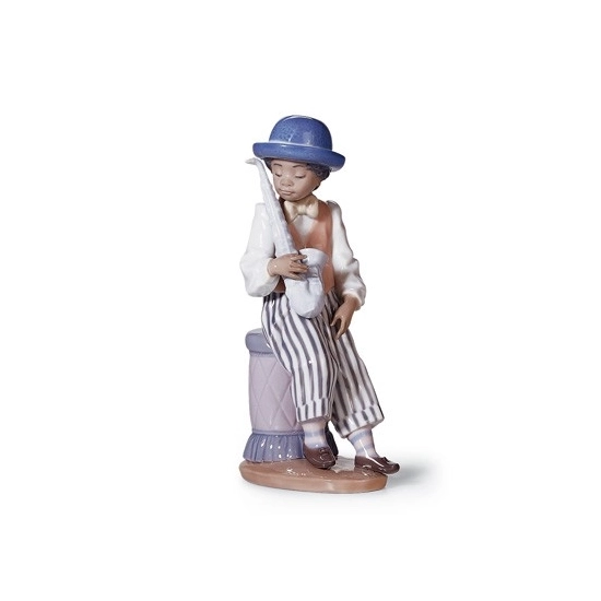 Lladro Black Legacy - JAZZ SAX 