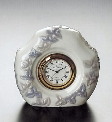 Lladro-Floral Quartz Clock