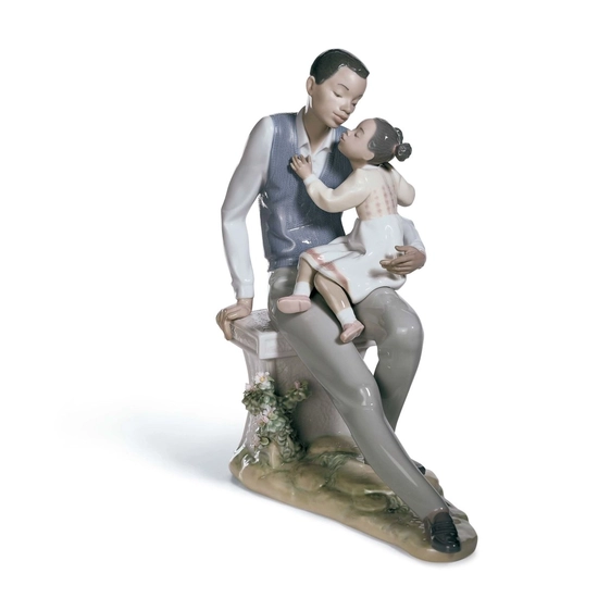 Lladro Black Legacy - Daddy's Little Sweetheart