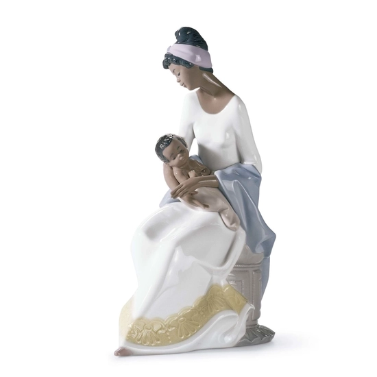 Lladro Black Legacy - A MOTHER'S EMBRACE