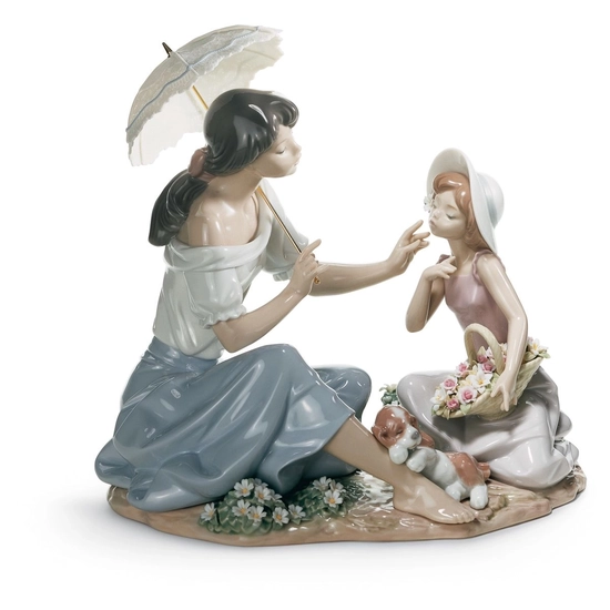 Lladro - As Pretty As A Flower