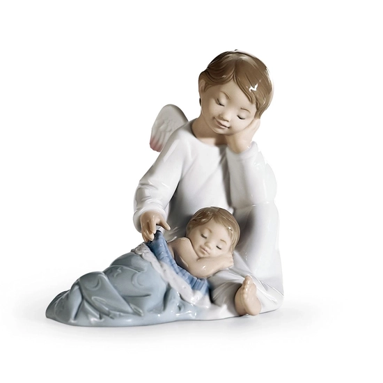 Lladro - My Guardian Angel Blue