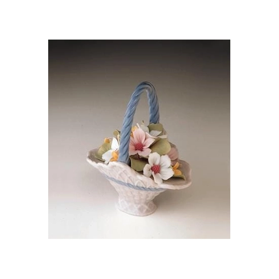 Lladro - A Basket of Blossoms