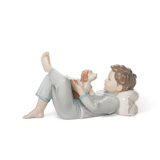 Lladro - SHALL I READ YOU A STORY?