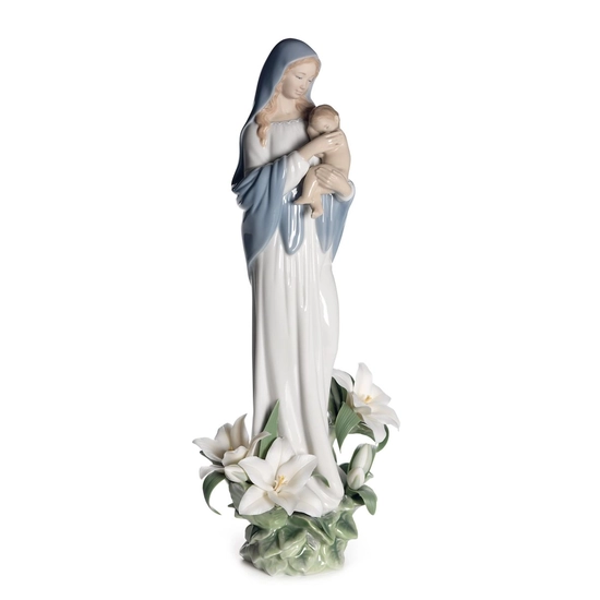 Lladro - Madonna of The Flowers 