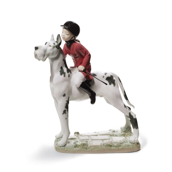 Lladro - Giddy up Doggy