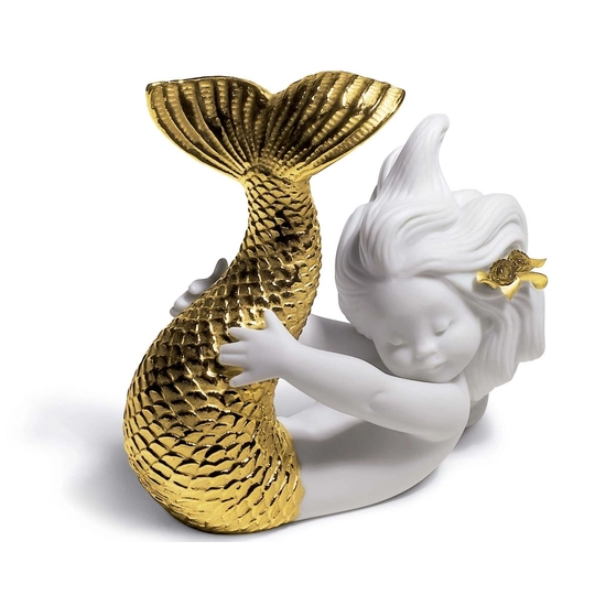 Lladro - PLAYING AT SEA (GOLDEN RE-DECO)