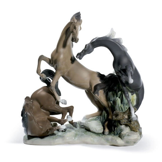 Lladro - Horse's Group