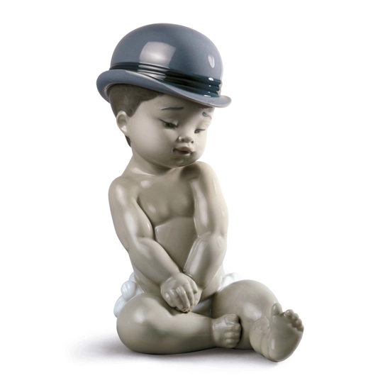 Lladro - Boy With Bowler Hat