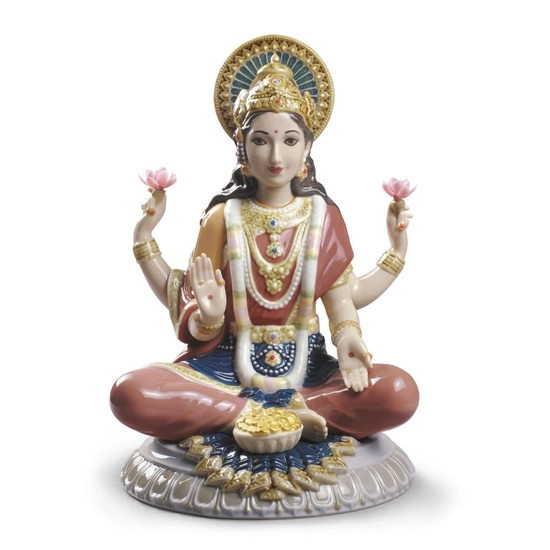 Lladro - Goddess Sri Lakshmi