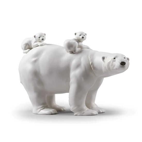 Lladro - Mummy Bear and Babies