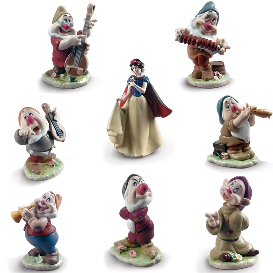 Lladro - SNOW WHITE AND THE SEVEN DWARFS