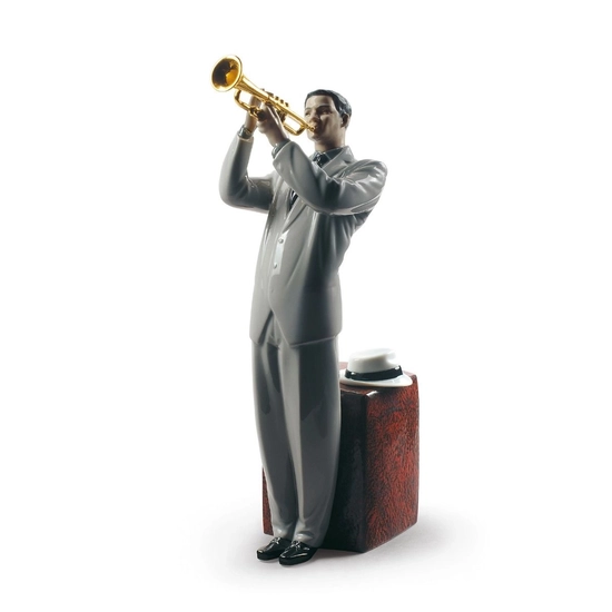 Lladro - Jazz Trumpeter