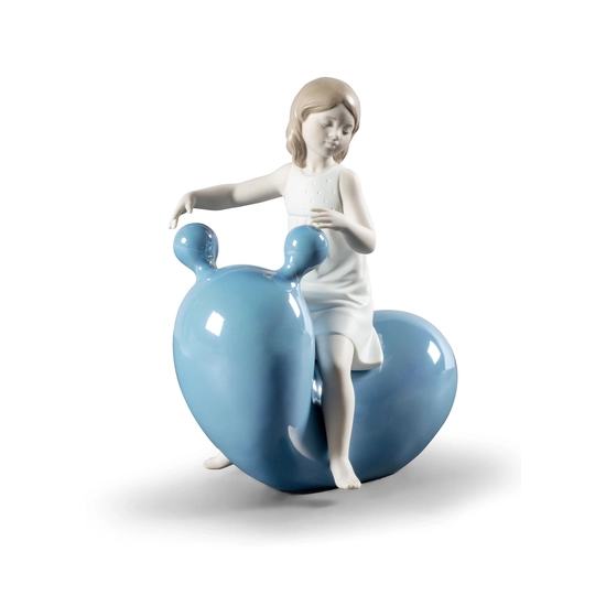 Lladro - My Seesaw Balloon Girl