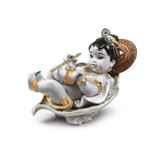 Lladro - Krishna on Leaf