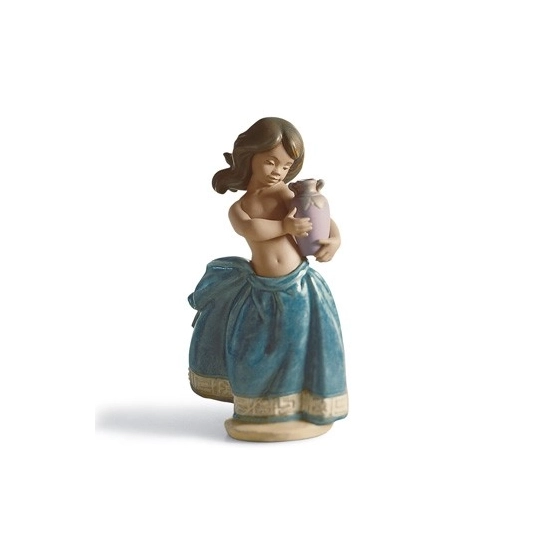 Lladro - LITTLE PEASANT GIRL (BLUE)