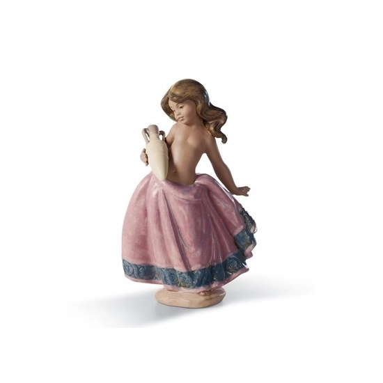 Lladro - LITTLE PEASANT GIRL (PINK)