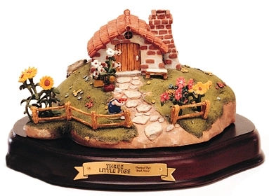 WDCC Disney Classics-Three Little Pigs Practical Pig Brick House