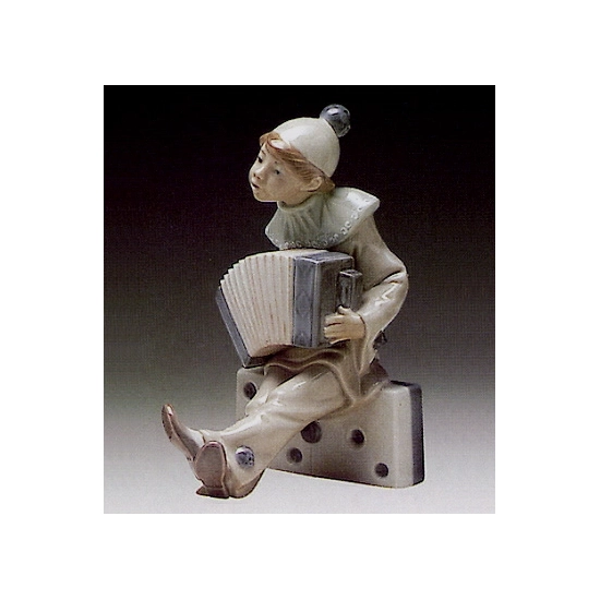 Lladro - Boy With Accordian 1971-81