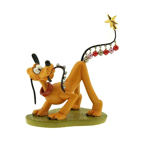 WDCC Disney Classics - Plutos Christmas Tree Pluto Helps Decorate