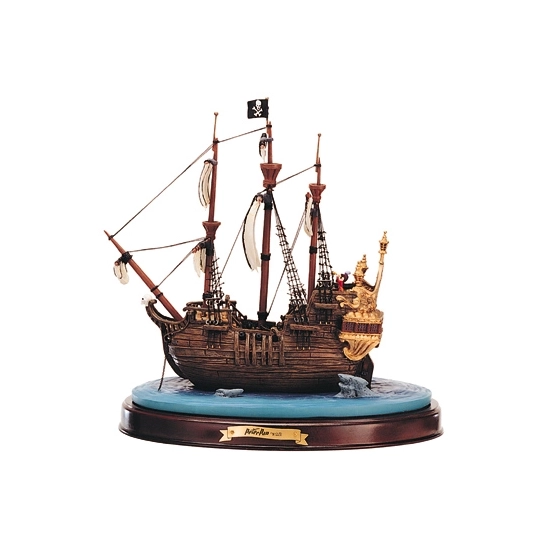 WDCC Disney Classics - Peter Pan Captain Hook Ship Jolly Roger