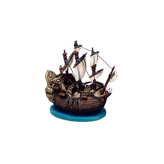 WDCC Disney Classics - Peter Pan Captain Hook Ship Ornament Jolly Roger Ornament