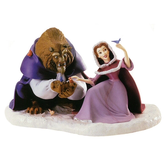 WDCC Disney Classics - Beast & Belle She Didn't Shudder At My Paw Signed Certificate