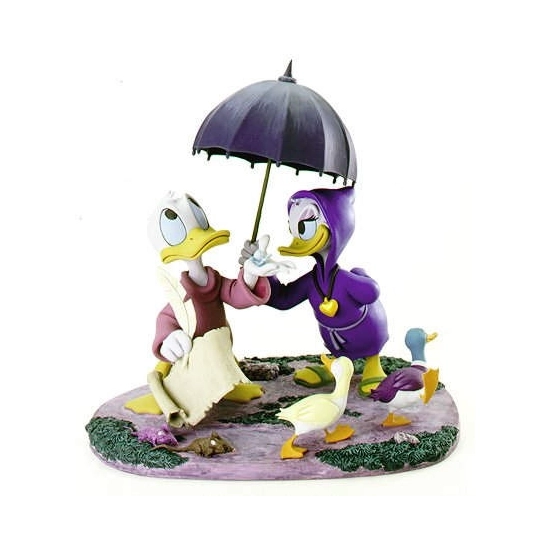 WDCC Disney Classics - Fantasia 2000 Donald And Daisy Looks Like Rain