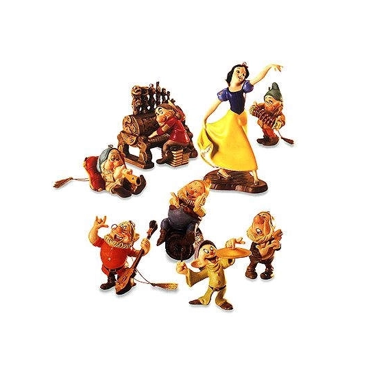 WDCC Disney Classics - Snow White And The Seven Dwarfs Ornament Set