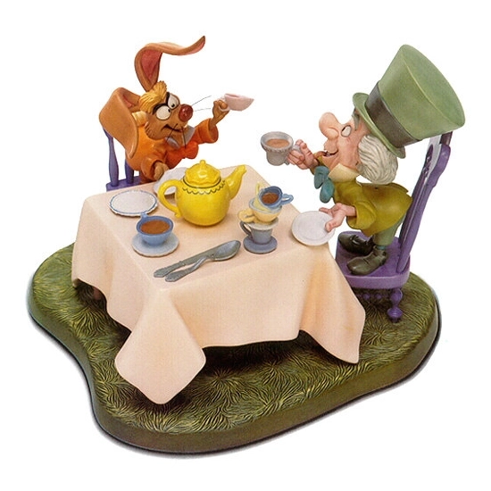 WDCC Disney Classics - Alice In Wonderland Mad Hatter And March Hare A Very Merry Unbirthday