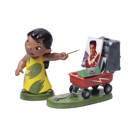 WDCC Disney Classics - Lilo And Stitch Lilo And Wagon Elvis Presley Was A Model Citizen