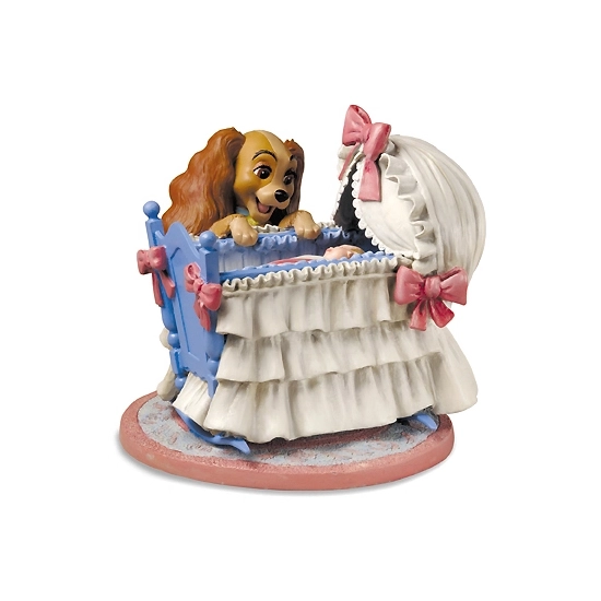 WDCC Disney Classics - Lady And The Tramp Lady And Cradle Welcome Little Darling