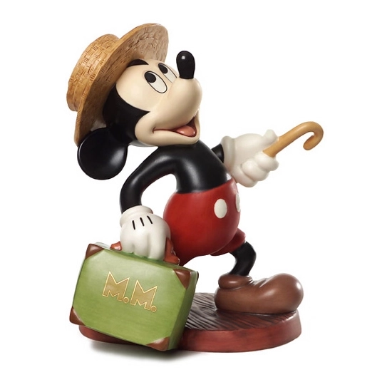 WDCC Disney Classics - Mr. Mouse Takes A Trip Mickey Mouse Travelers Tail