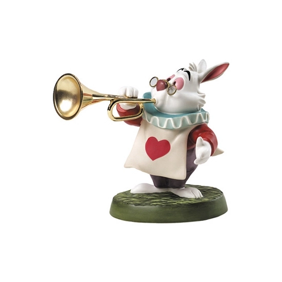 WDCC Disney Classics - Alice In Wonderland White Rabbit Royal Fanfare