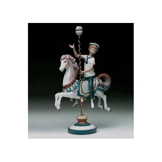 Lladro - Boy On Carousel Horse 1985-2000