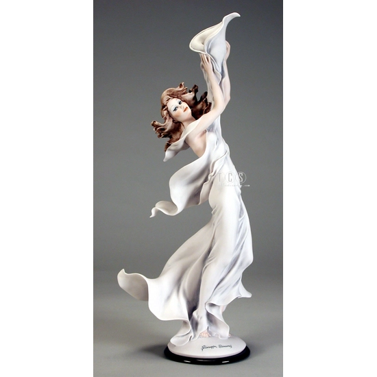 Giuseppe Armani - Girl With Calla Lily Candleholder-Left