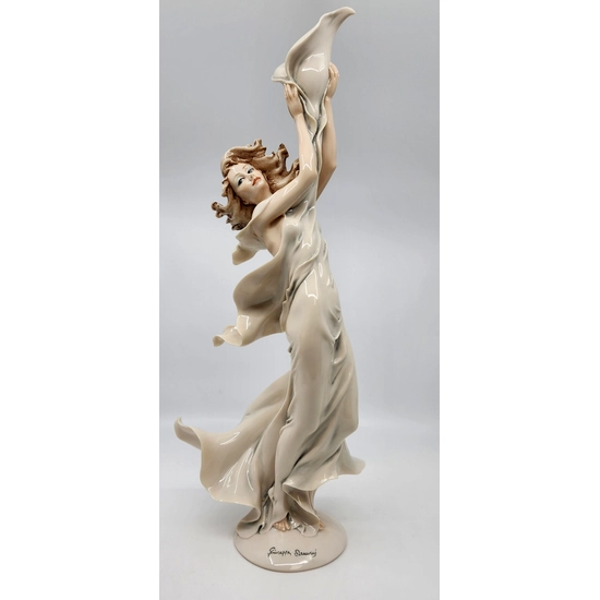 Giuseppe Armani - Girl With Calla Lily Candleholder-Left