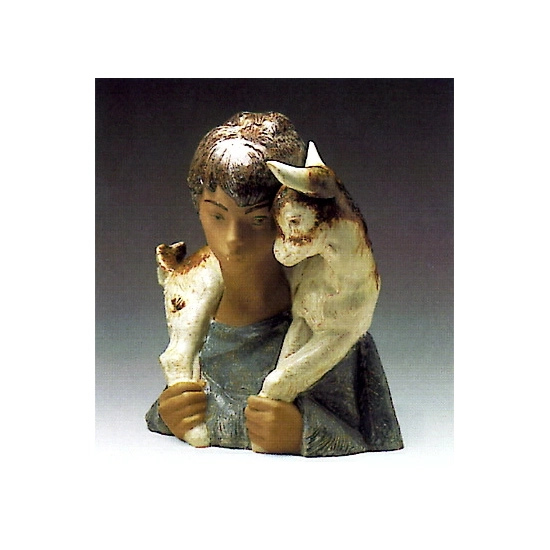 Lladro - Boy With Goat 1970-81