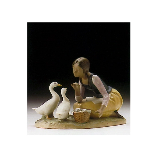 Lladro - Feeding The Ducks 1996-99