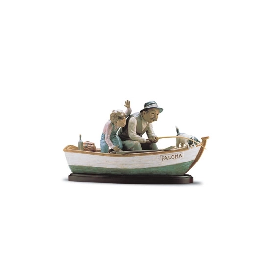 Lladro - Fishing With Gramps 1996-2001